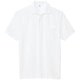 アイトス 吸汗速乾(クールコンフォート)ペン差し付半袖ポロシャツ(男女兼用) 001/ホワイト AZ-10601 L
