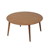 JKプラン コンパクトラウンドテーブル ダークブラウン ZFC-0002-DBR