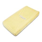 TL Care Heavenly Soft Chenille Fitted Contoured Changing Pad Cover, Maize by TL Care