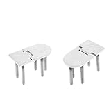 B Blesiya 2本セット　ステンレス鋼　隠しヒンジ　76×40×4ｍｍ　ドア　窓　キャビネット