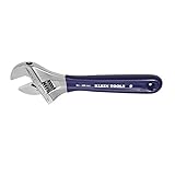 Klein Tools D509-8 8-Inch Adjustable Wrench with Extra-Wide Jaw [並行輸入品]
