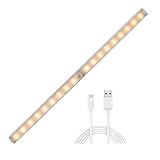 LEDクローゼットライト、cshidworld充電式内蔵バッテリー動作検知ライトワイヤレスポータブル18 - LED Underパントリーキャビネット照明ランプ(オフ/ On /自動スイッチ) CSD