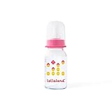 Lollaland 4 oz Glass Baby Bottle Posh Pink by Lollaland