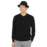 [キャロウェイ] 長袖シャツ ニットポロ コットン 上品 裾口リブ仕様 ゴルフ C25233101 メンズ