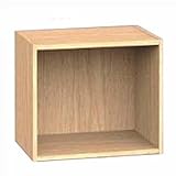 コーナン オリジナル 1段カラーボックスα KR18-3800-OAK オーク 幅418×奥行290×高さ304mm