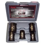 Ingersoll Rand (IRTSK4H5-NB) Impact Socket Set, 1/2" Drive, 5 Piece, Short, 1/2" to 7/8", in Molded 