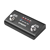 Btuty ワイヤレス ページ ターナー ペダル 4 モード LED インジケーター ライト ピアノ、ギター、タブレット、スマートフォン用音楽ページ ターナー フット ページ ターナー 充電式 マルチメディア リモート コントロール デバイス 滑り止めパッド付き