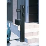 三協アルミ　機能ポール　エスポ　1型　プラン3　KPE　※表札はネームシールとなります　【機能門柱　機能ポール】 　ブラック