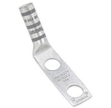 Panduit LCC3/0-14BH-X Code Conductor Lug, Two Hole, Long Barrel, 45 Degree Angle, 3/0 AWG Copper Con