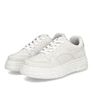 [ヒールミー] レディース ボリュームソールスニーカー厚底 124206 ホワイト 24.0cm