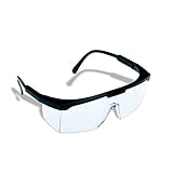UVEX by Honeywell T16055 Squire T1605 Series Safety Glasses with Black Frame and Clear Lens by Honey