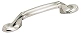 Amerock BP1300G9 Brass and Sterling Traditions Pull, Sterling Nickel, 3-Inch by Amerock