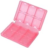 3DS ソフトケース 22 カード容量 メモリーカード スタイラス キャリングケース 携帯 ゲームカード 3DS ソフト (Pink)