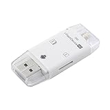 Alioay SD カードリーダー IOS/Android/PC用カードリーダー 高速伝送 高速な写真とビデオ転送 メモリーカードリーダライタカードリーダー 外付け OTG スマートフォン