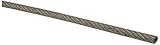 Liftall 31614200719 Vinyl Coated Galvanized Aircraft Cable 7 x 19 Strands 3/16 to 1/4 Diameter 200' 