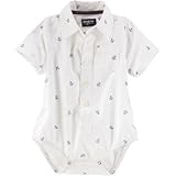 OSHKOSH(オシュコシュ) プリントシフリボ タンフロントボディスーツ プリント ロンパース半袖 6ヶ月【並行輸入】