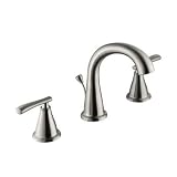 Schon 1400シリーズ8で。Widespread 2-handle high-arcバスルーム蛇口でつや消しニッケル