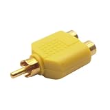 Mono Y Adapter Splitter Cable Adapter 1 Male to 2 Female Conversion Reliabled