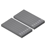 PATIKIL 圧縮木炭スティック 12本セット 2H/2B/4B/6B/8B/HB アート用品 スケッチ用スクエアスティック アーティスト 描画 スケッチ シェーディング ペイント用 黒色