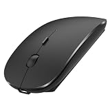 充電式Bluetoothマウス Macノートパソコン用 ワイヤレスBluetoothマウス MacBook Pro MacBook Air Windows Notebook MacBook用 ブラック 2