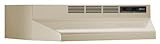 Broan 412408 ADA Capable Non-Ducted Under-Cabinet Range Hood, 24-Inch, Almond [並行輸入品]