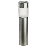 Paradise GL29366SS4 Stainless Steel Solar LED Bollard Kit with Amorphous Solar Panel & Rechargeable