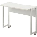 ワールドクラフト コンパクトパソコンデスク上棚　ホワイト