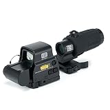 ホログラフィック XPS3タイプ ドットサイト ＆ G33-STSタイプ 3倍ブースター セット マグニファイア QDレバー 20mmレイル対応 (ブラック)