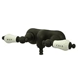 Kingston Brass CC43T5 Wall Mount Vintage Leg Tub Filler, Oil Rubbed Bronze [並行輸入品]