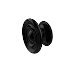 Allied Brass S-1-BKM Designer Cabinet Knob, Matte Black by Allied Brass