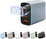 【一台で三台充電！】充電器 30W高出力 急速充電器 ACアダプター Android PC充電器 3ポートUSB急速充電器 PD対応 iphone16シリーズ対応 軽量パソコン チャージャー Type-c急速充電 Type-cアダプタ 充電器 PD充電器 海外使用OK PSE認証済み超低温 アンドロイド アイフォン 出張 旅行 PSE正規認証済 その他各種の機器対応 (ブルーフォグ)