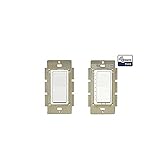 ZWP Z-Wave Plus 壁埋め込み型 スマート調光スイッチ インスタントステータスリピーター付き - Amazon Alexa対応 Dimmer Z-Wave Plus 3-Way KITZW