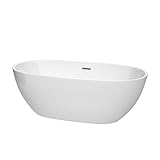 WyndhamコレクションJuno 59 To 71インチ自立Bathtub withオプション 67" WCBTK156167BNTRIM 1