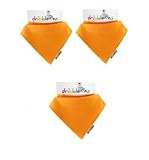 Dribble-Ons Bandana Bib - Orange - ** ** (Gift Wrap Available) by DribbleOns