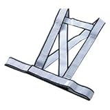 緑十字 安全ベスト(発光帯) 白反射タイプ フリーサイズ 238021