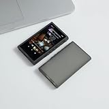 に適用するソニー ウォークマン NW-A306 NW-A307 NW-A300シリーズ用 カラフルなソフトTPUマット保護シェルスキンケースカバー (クリアブラック)