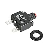 15 アンペアの熱回路ブレーカー押しボタン手動リセット過負荷保護スイッチ 15A 125/250V AC 32V DC 2ピン 10個