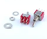 GB トグルスイッチ2回路2接点(ON-ONタイプ) GB-TSW-DPDT-NN-W