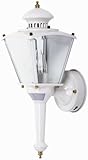 設計者エッジl-2552bk 15 – 1 / 2インチデュアルEye motion-activatedアウトドアone-light Upward壁取り付け用燭台 L2552WH 1