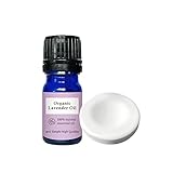 アロマストーン & 精油 セット &SH エッセンシャルオイル 100％ オーガニック 認証 真正ラベンダー 5ml / イングリッシュラベンダー 真正 ラベンダー /