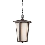 Quoizel FW1911WT Fenwick 1-Light Outdoor Hanging Post Lantern, Western Bronze [並行輸入品]