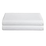 BabyDoll Moses Basket Set of 2 Sheets, White, 11 x 29