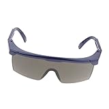 B Blesiya メガネ　ゴーグル　安全　保護用　UV保護　研究室　サイクリング　木工　作業用　多用途　グレーレンズ、ブルーフレーム