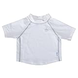 [ アイプレイ ] Iplay ラッシュガード 半袖 UVカット 無地 ベビー キッズ 770100-000-42 ホワイト Short Sleeve Rashguard Shirt White 紫外