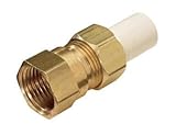 King Brothers Inc. TUF-0500-GD 1/2-Inch Female PXL CPVC X Low Lead Brass Transition Union, Tan [並行輸入