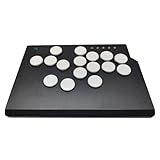 ファイトスティック PC 交換用レバーレスコントローラースティックライト付き