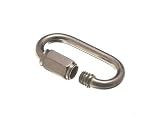 200 xクイックリンクチェーン修復シャックル4 mm 5 / 32 BZP亜鉛メッキスチール
