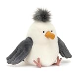 ジェリーキャットチップカモメのぬいぐるみ、10インチ - 鳥のぬいぐるみ - クラシックな子供用ギフト