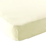 Luvable Friends Fitted Knit Crib Sheet, Yellow (Discontinued by Manufacturer) by Luvable Friends [並行