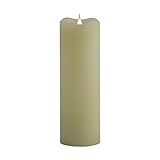 PacificアクセントSolare FlamelessアイボリーWax Candle 3 diam. x 9H in. FLA-SOL3D-3.9IV 1